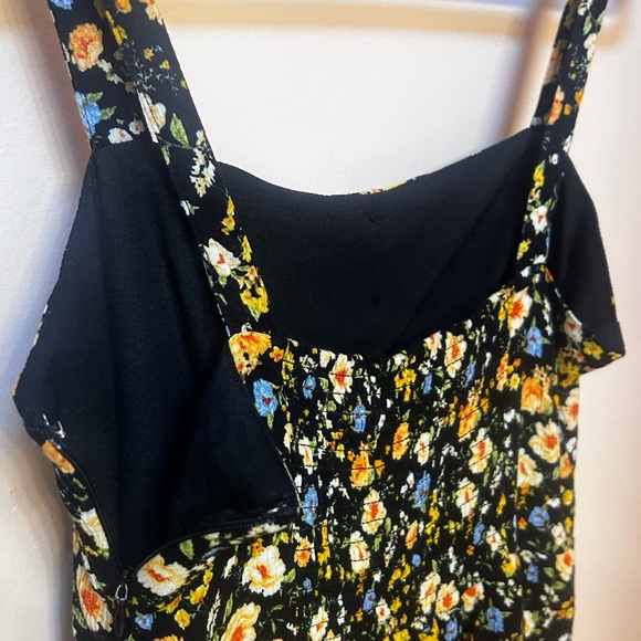 Forever 21 Dresses Forever 2 Black Floral Mini Dress Poshmark